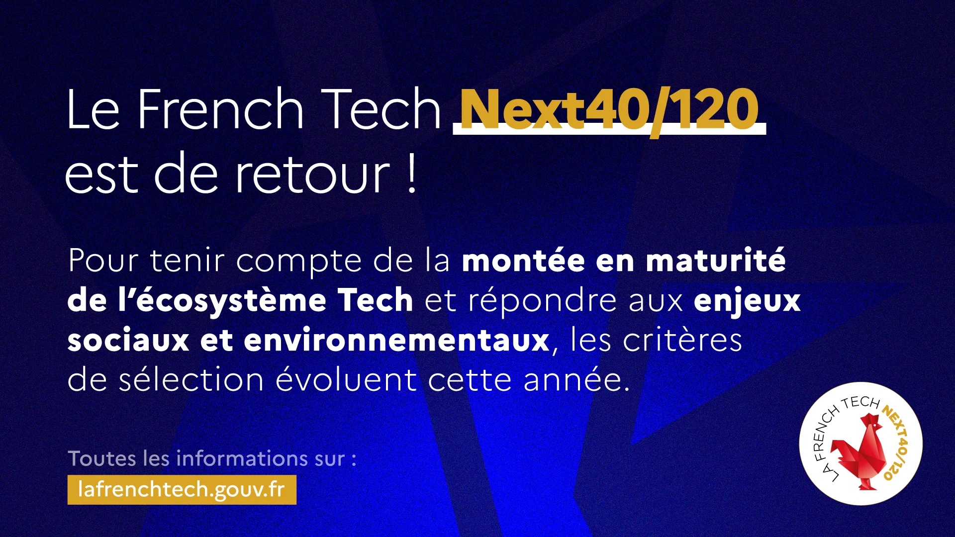 French Tech Next40 120 Candidatures Avant Le 12 Avril 2024 French