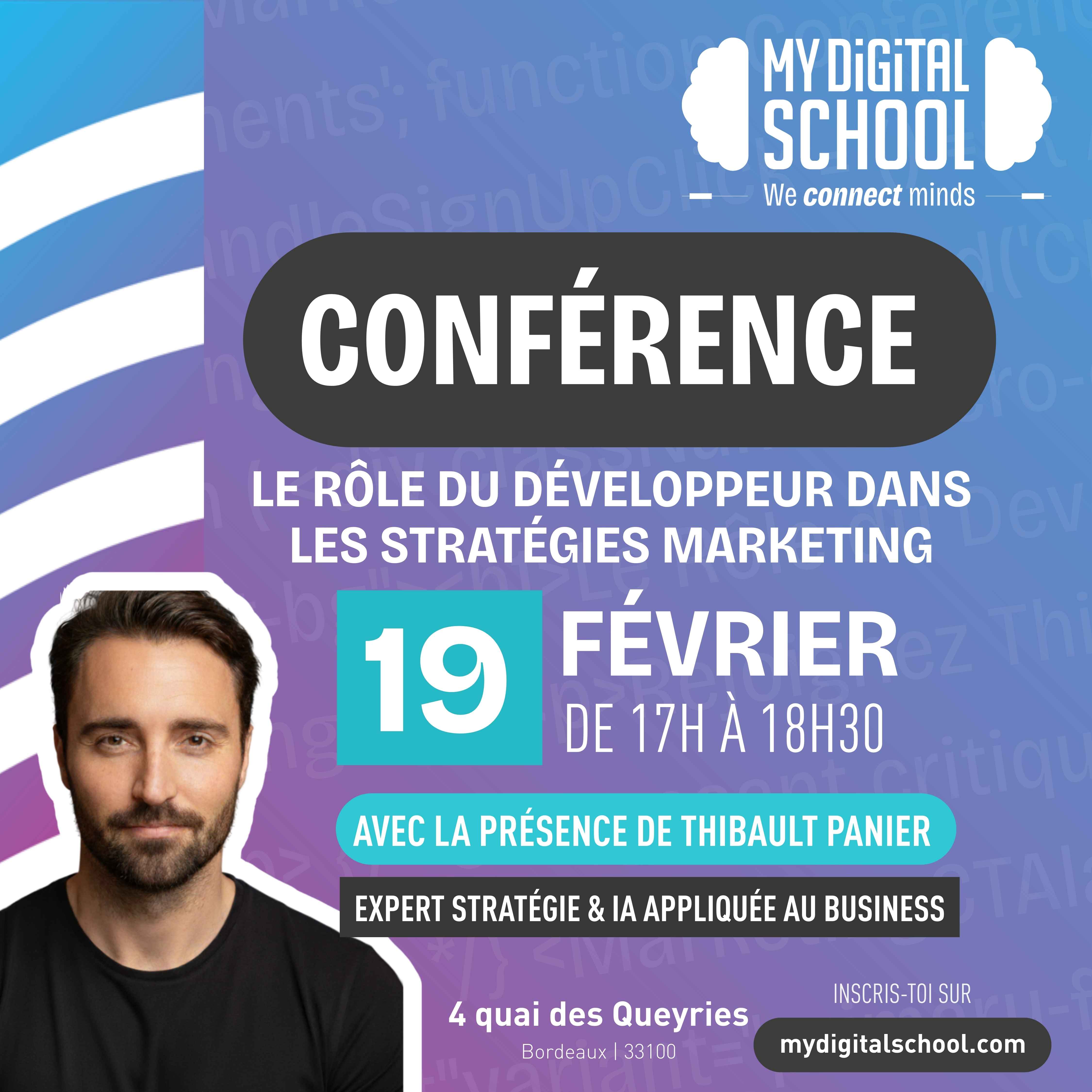 Conférence : le rôle du développeur dans les stratégies marketing