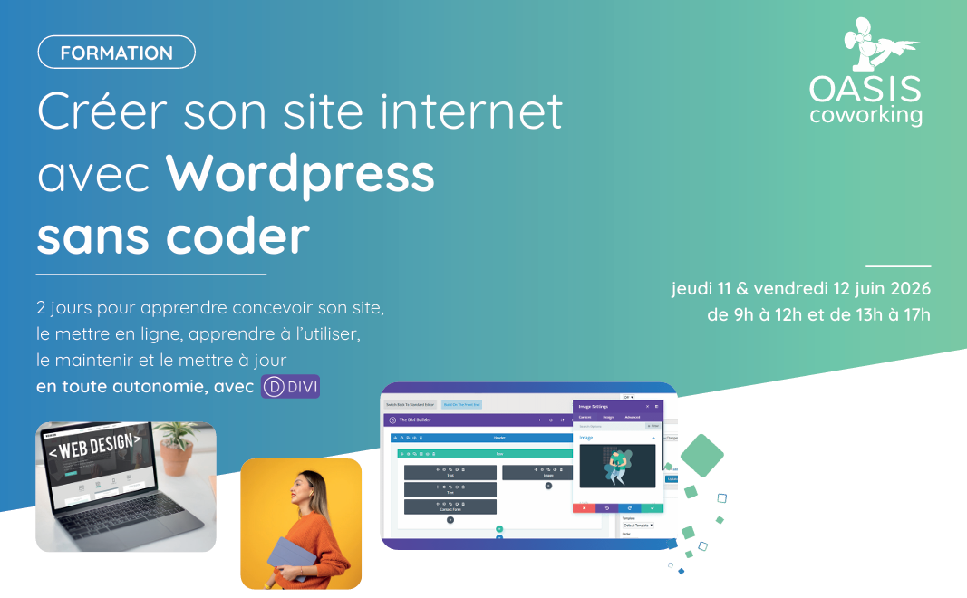 Formation : Créer son site internet avec Wordpress sans coder
