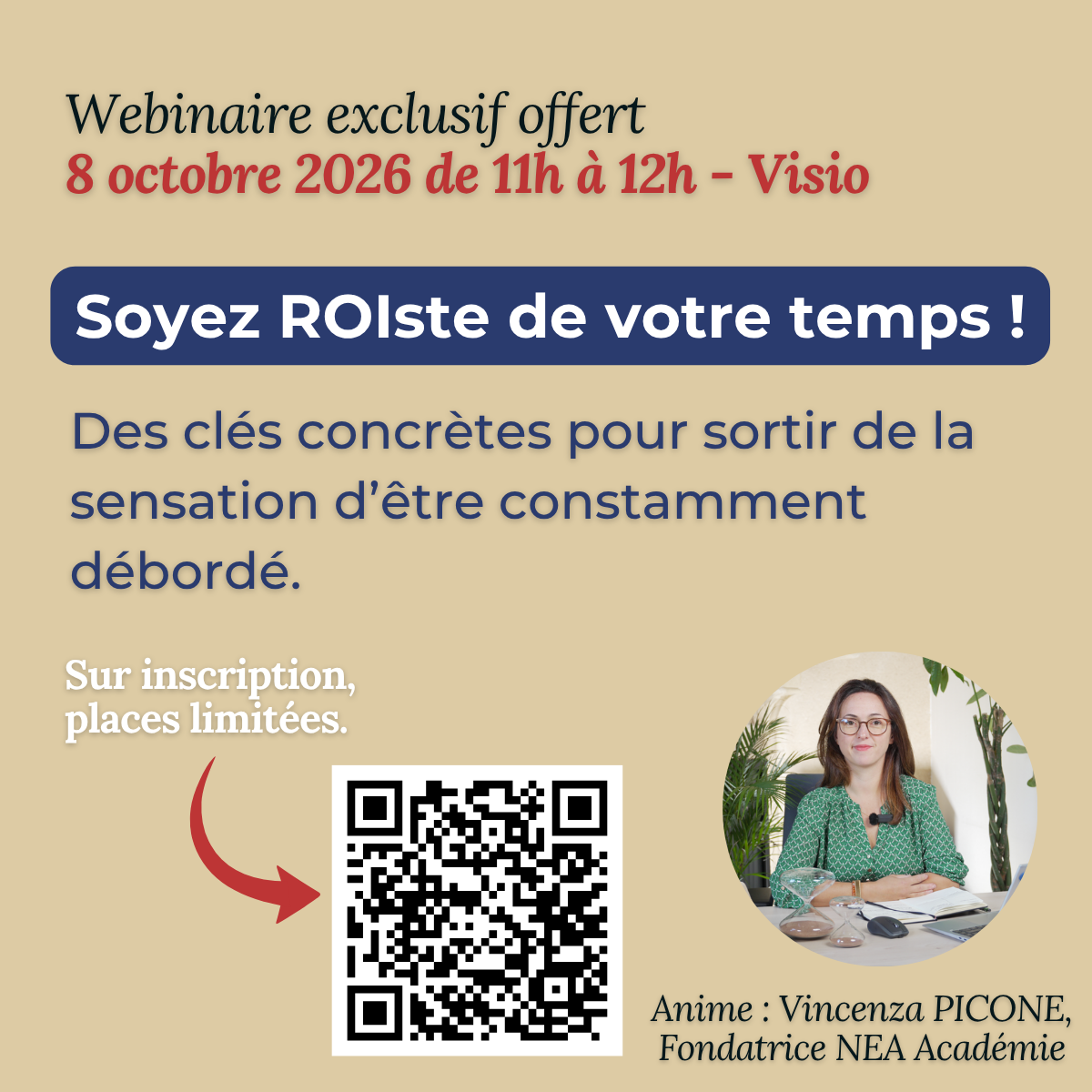 Masterclass "Soyez ROIste de votre temps"