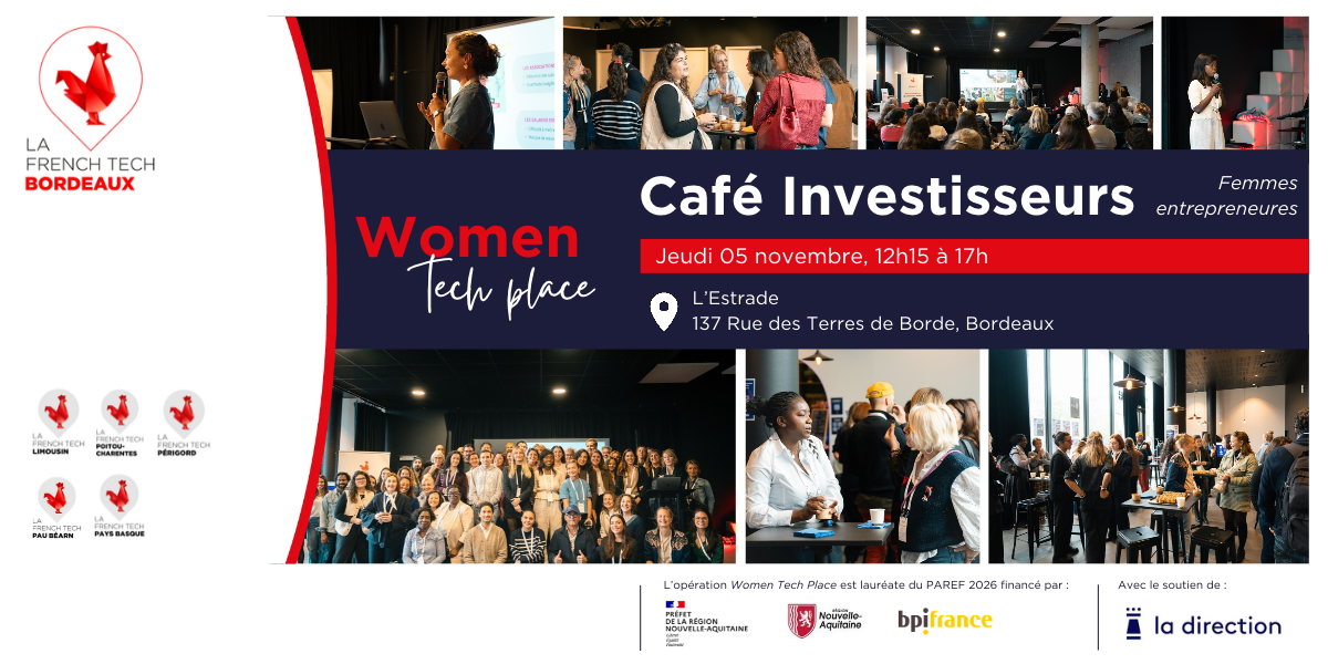 Women Café Investisseur : entrepreneuriat féminin & financement