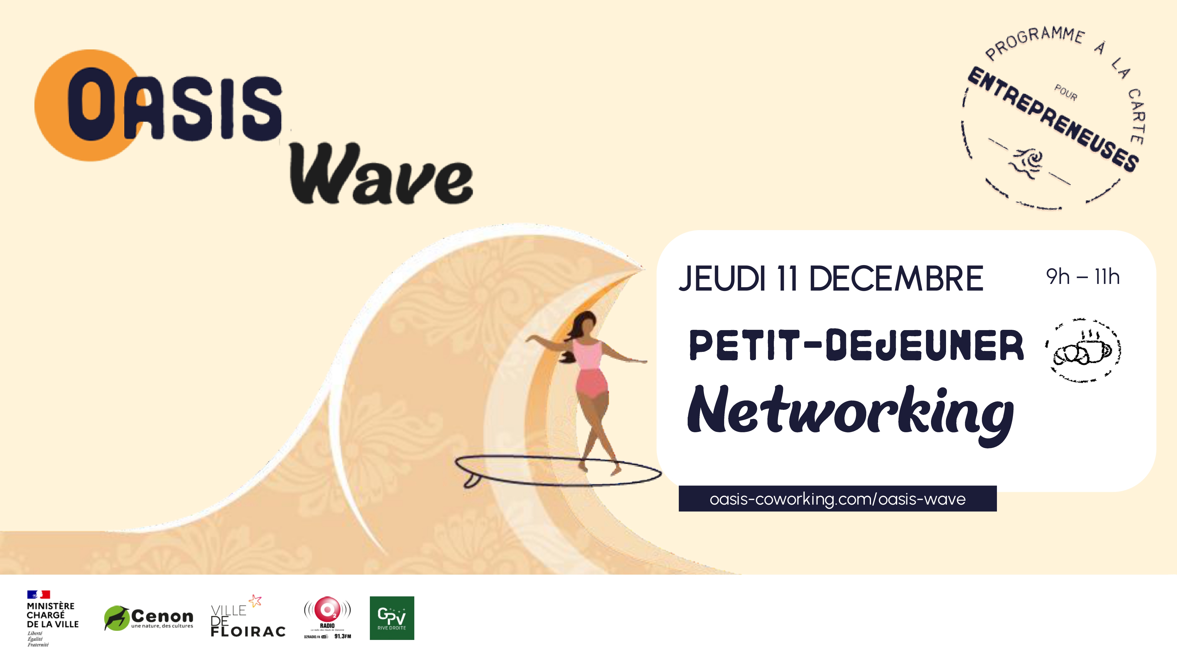 Petit-déjeuner networking - Réservé aux femmes entrepreneures