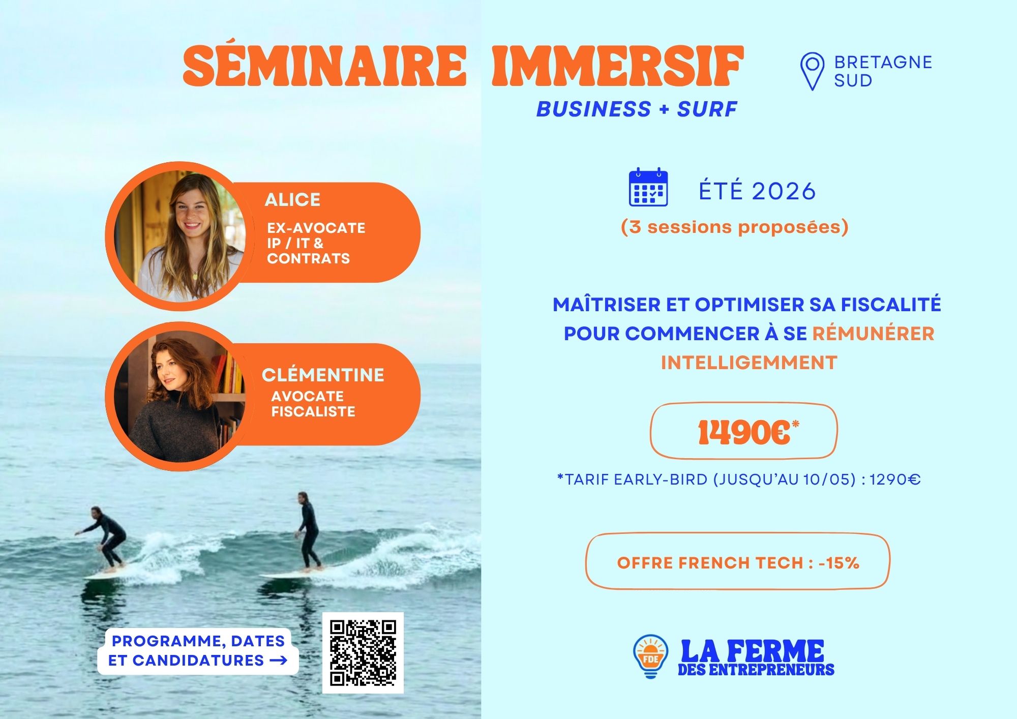 Séminaire Business + Surf : Fiscalité et rémunération du dirigeant