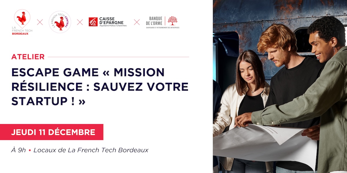 Escape game « Mission Résilience : sauvez votre startup ! »